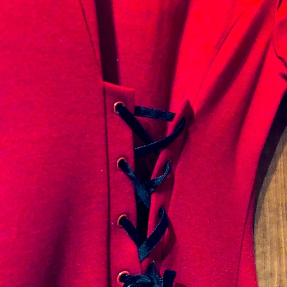 Hot Topic Dresses & Skirts - •Long sleeved Burgundy Dress• XL